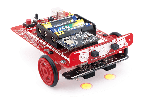 ラインセンサーを追加搭載したα-Xplorer